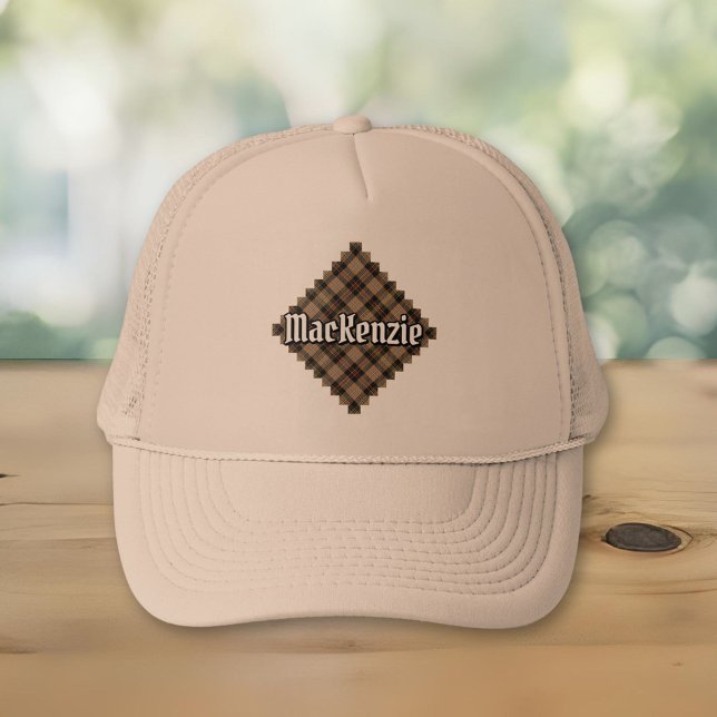 Clan MacKenzie Hunting Brown Tartan Trucker Hat (Creator Uploaded)