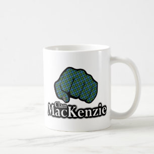 Clan MacKenzie Scotland Proud Tartan Fist Coffee Mug