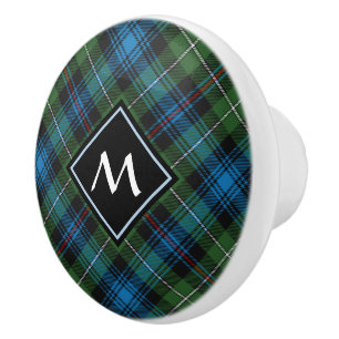 Clan MacKenzie Tartan Ceramic Knob