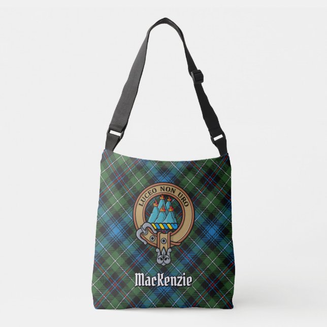 Clan MacKenzie Tartan Crossbody Bag (Front)