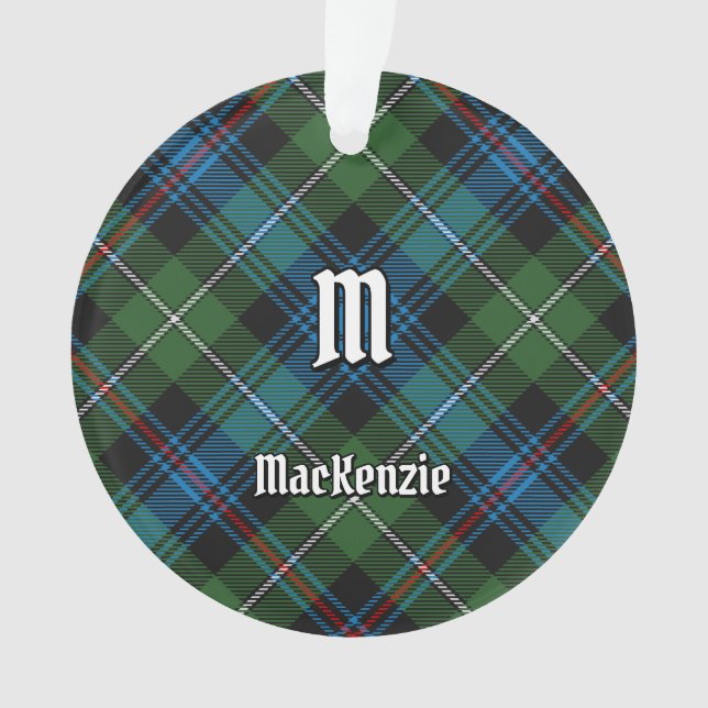 Clan MacKenzie Tartan Ornament (Front)