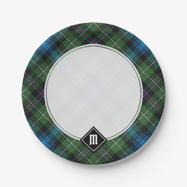 Clan MacKenzie Tartan Paper Plates (Front)