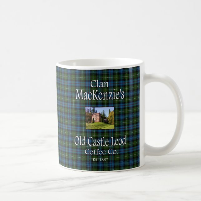 Clan MacKenzie's Old Castle Leod Coffee Co. Coffee Mug (Right)