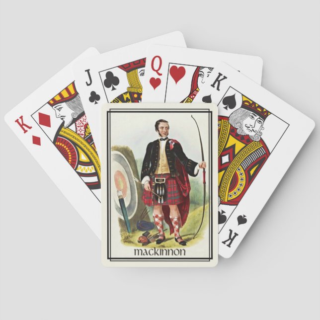Clan MacKinnon Classic Scotland Deck Playing Cards (Back)