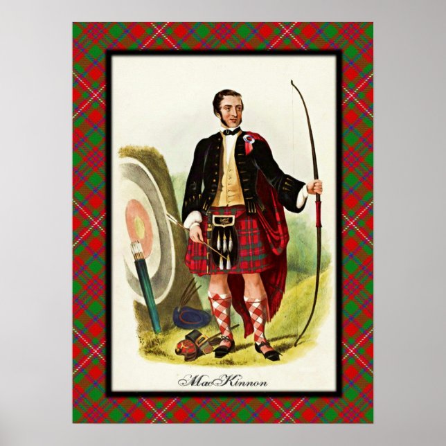 Clan MacKinnon Scottish Dreams Poster (Front)
