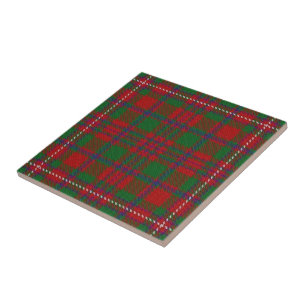 Clan MacKinnon Scottish Expressions Tartan Ceramic Tile