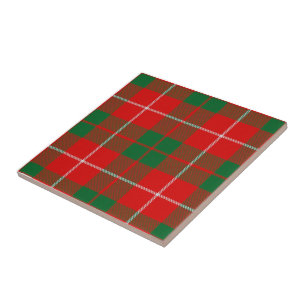 Clan MacKinnon Tartan  Ceramic Tile