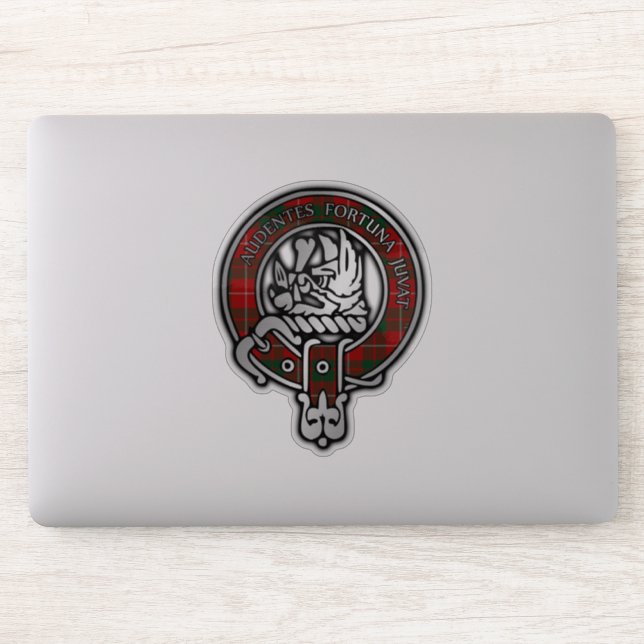 Clan MacKinnon Tartan Crest  (Computer)