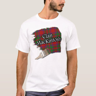 Clan MacKintosh Scottish Tartan Paint Shirt