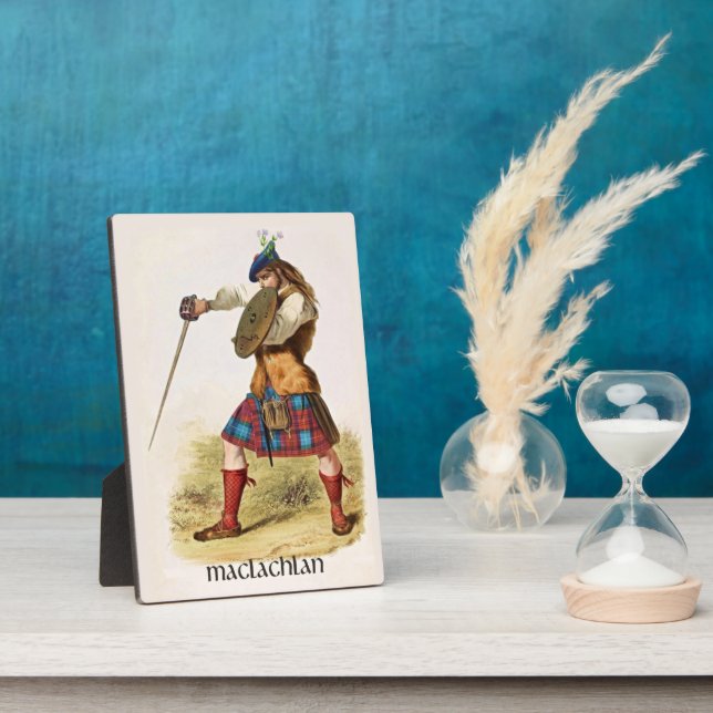 Clan MacLachlan Clans of Scotland by R. R. McIan Plaque (Side)