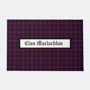Clan Maclachlan Modern Tartan Customisable Doormat