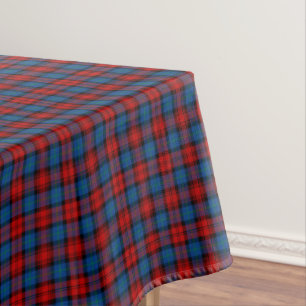 Clan MacLachlan Royal Blue and Red Scottish Tartan Tablecloth