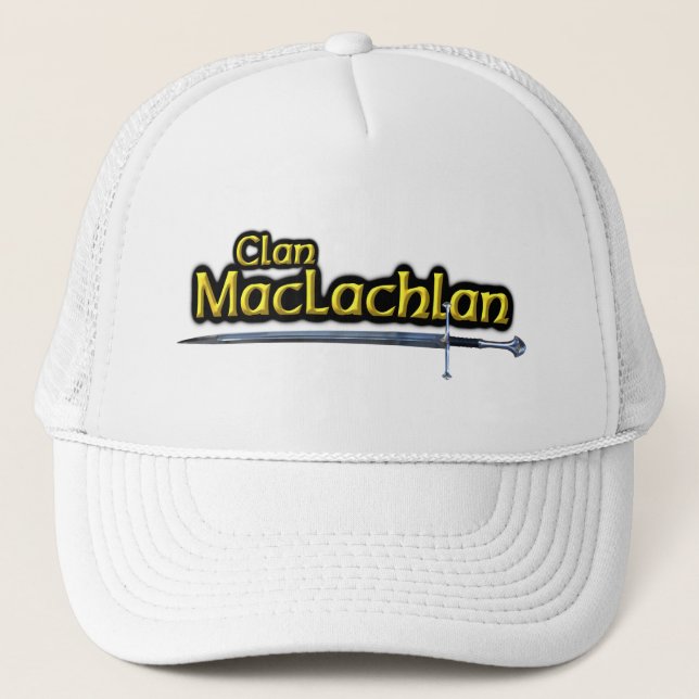 Clan MacLachlan Scottish Inspiration Trucker Hat (Front)