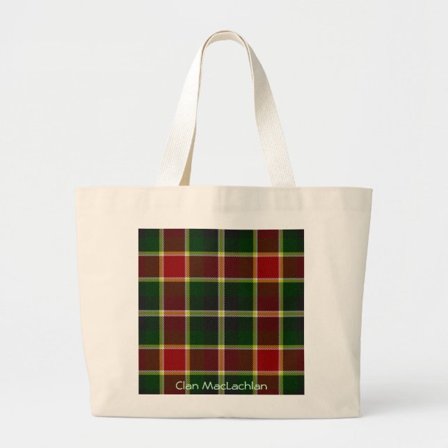 Clan MacLachlan Scottish Tartan Bag (Front)