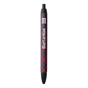Clan MacLachlan Tartan Black Ink Pen