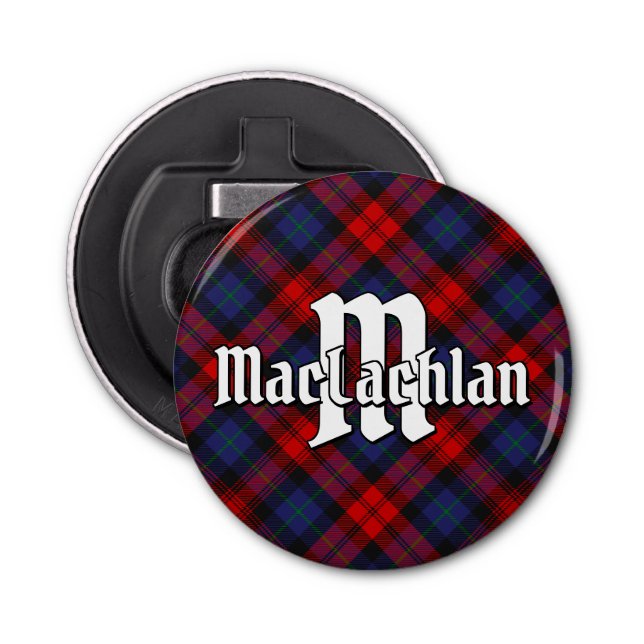 Clan MacLachlan Tartan Bottle Opener (Front)