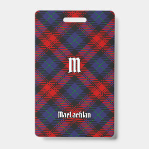 Clan MacLachlan Tartan ID Badge
