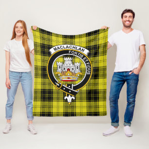 Clan MacLachlan Tartan Plaid Fleece Blanket