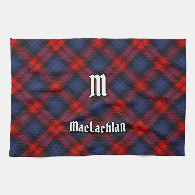 Clan MacLachlan Tartan Tea Towel (Horizontal)