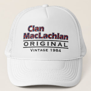 Clan MacLachlan Vintage Customise Your Birthyear Trucker Hat