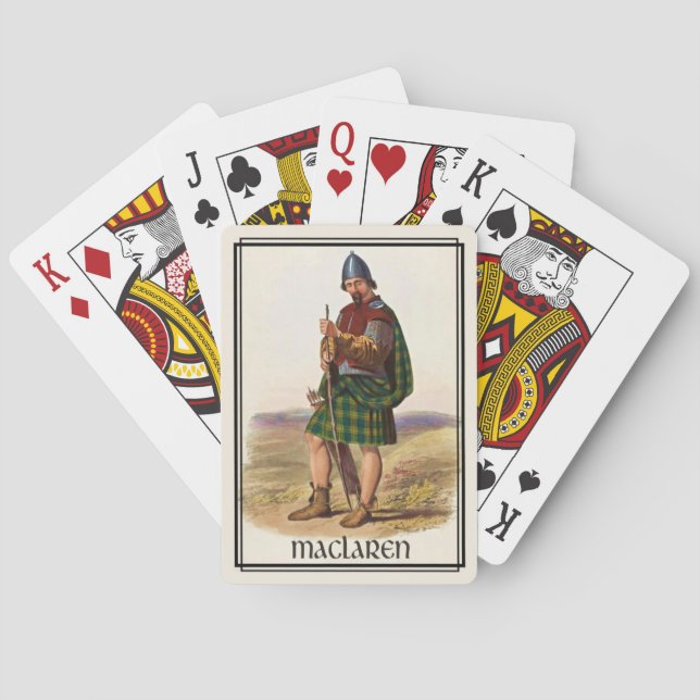 Clan MacLaren Classic Scotland Bicycle Deck Playing Cards (Back)