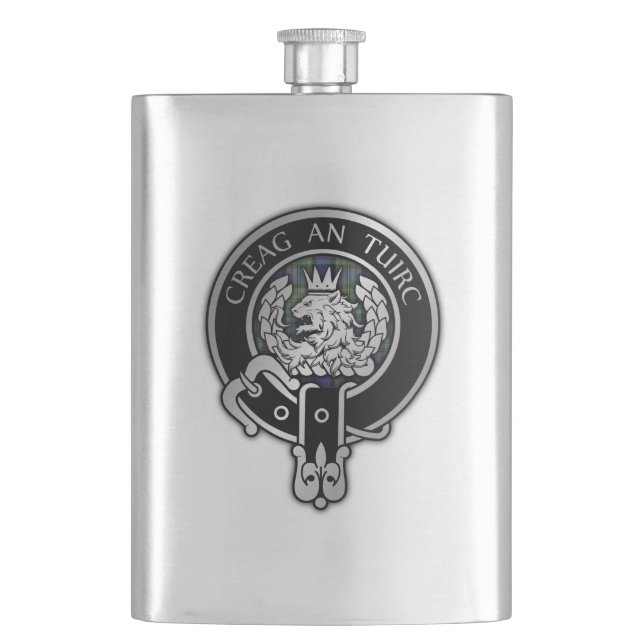 Clan MacLaren Crest Flask (Front)