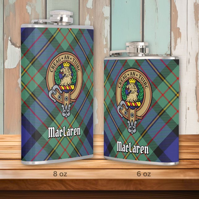 Clan MacLaren Crest Hip Flask (Creator Uploaded)