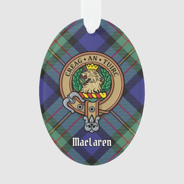 Clan MacLaren Crest Ornament (Front)
