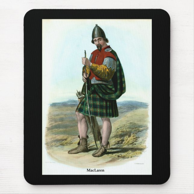 Clan MacLaren Mouse Pad (Front)