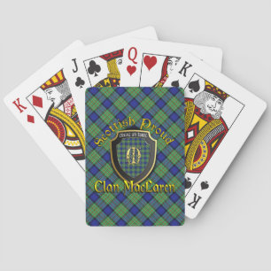 Clan MacLaren Scottish Proud Bicycle Brand Playing Cards