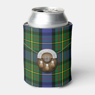 Clan MacLaren Tartan And Sporran Can Cooler