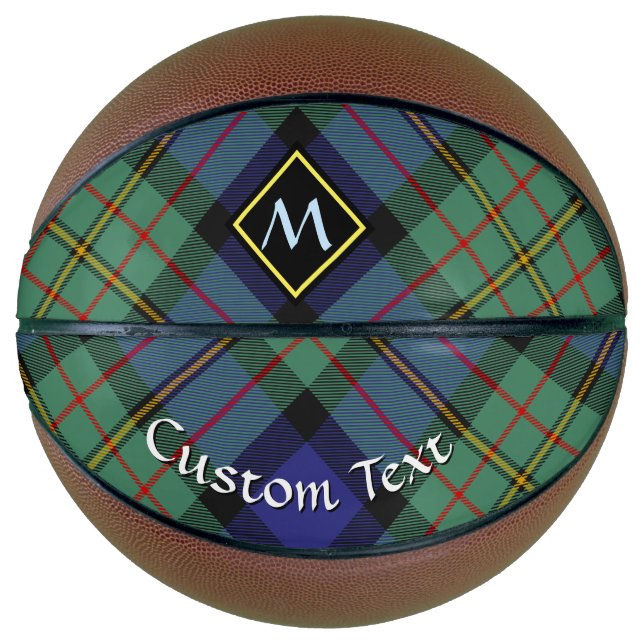 Clan MacLaren Tartan Basketball (Front)
