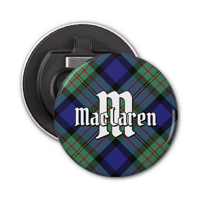 Clan MacLaren Tartan Bottle Opener (Front)