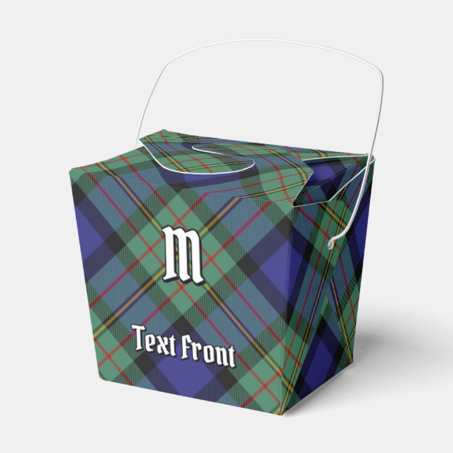 Clan MacLaren Tartan Favour Box (Front Side)