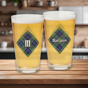 Clan MacLaren Tartan Glass