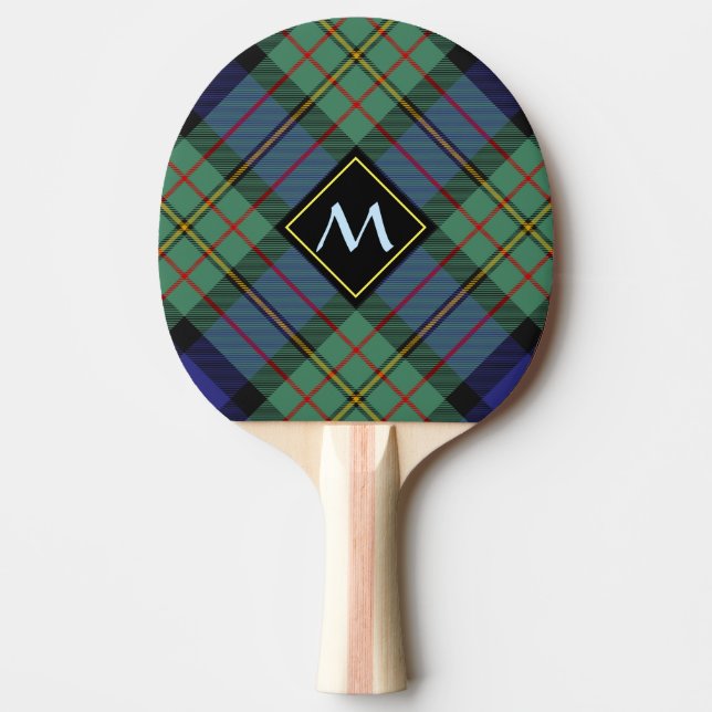 Clan MacLaren Tartan Ping Pong Paddle (Front)