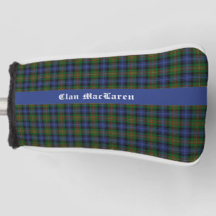 Clan MacLaren Tartan Plaid  Customisable  Golf Head Cover