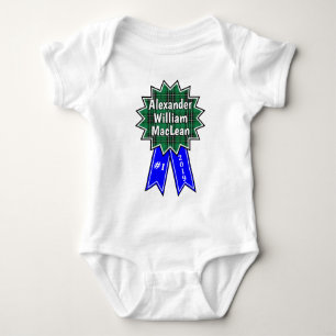 Clan MacLean #1 Award Blue Ribbon Baby Bodysuit