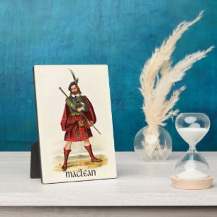 Clan MacLean Clans of Scotland by R. R. McIan Plaque
