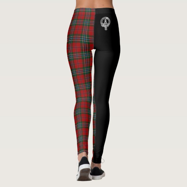 Clan MacLean Crest & Tartan Leggings (Back)