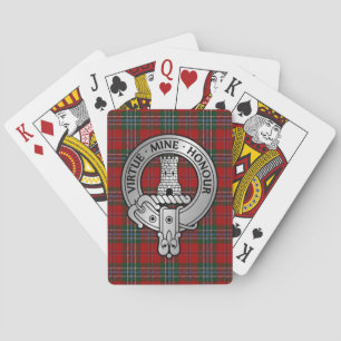 Clan MacLean Crest & Tartan Playing Cards
