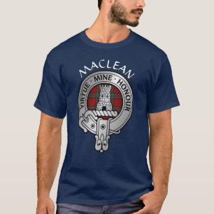 Clan MacLean Crest & Tartan T-Shirt