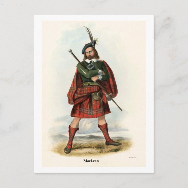 Clan MacLean Postcard (Front)
