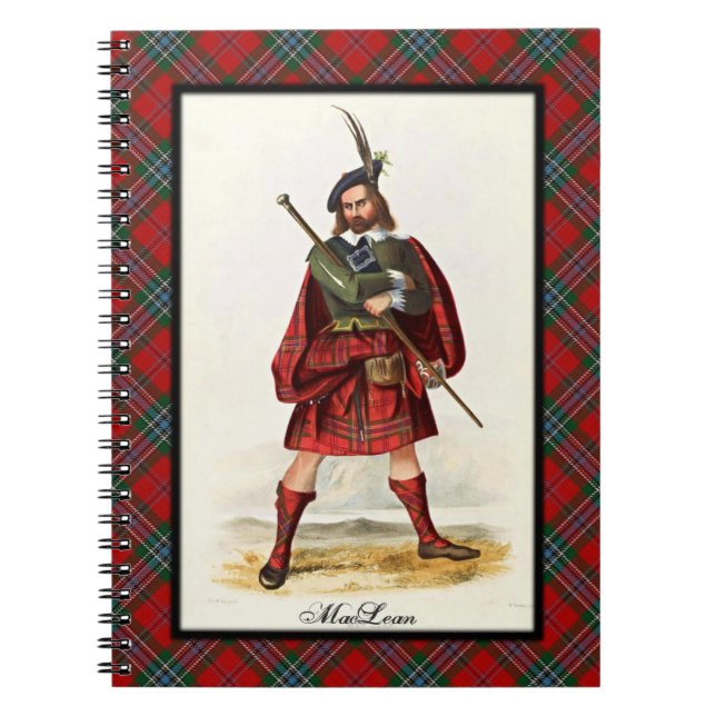 Clan MacLean Scottish Highland Dreams Notebook (Front)