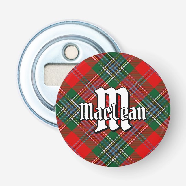 Clan MacLean Tartan Bottle Opener (Front)