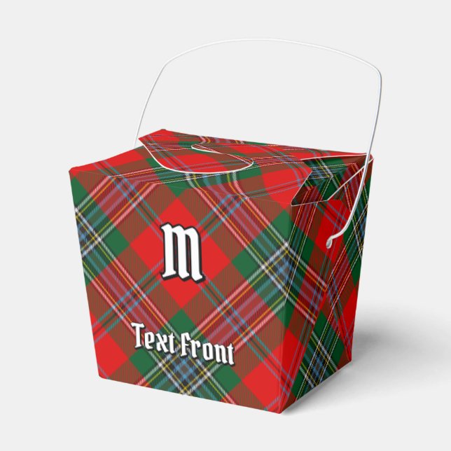 Clan MacLean Tartan Favour Box (Front Side)