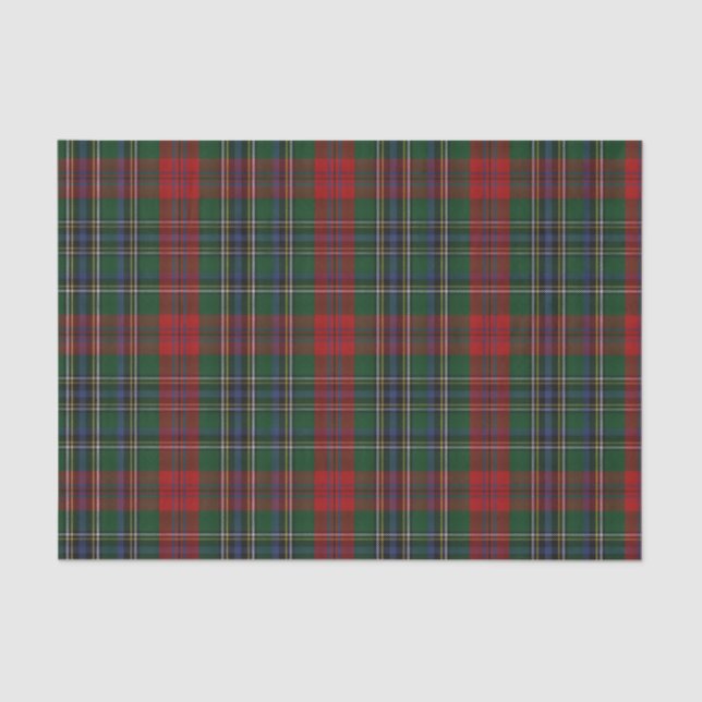 Clan MacLean Tartan Plaid Tissue Paper (Front)