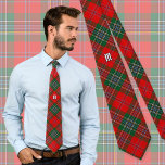 Clan MacLean Tartan Tie<br><div class="desc">Clan MacLean traditional tartan with modern colours. Seamless pattern. Custom monogram.</div>