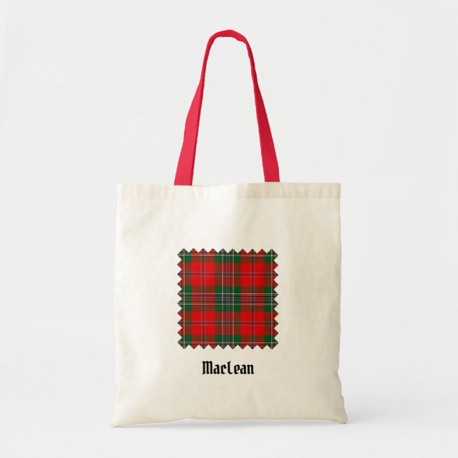 Clan MacLean Tartan Tote Bag (Front)