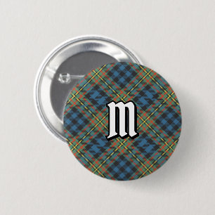 Clan MacLellan Ancient Tartan 6 Cm Round Badge